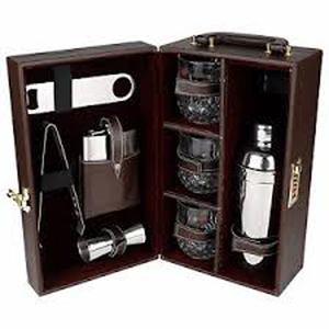 Juego de Herramientas para vino, set de barra de acero inoxidable con funda - Product Image 2