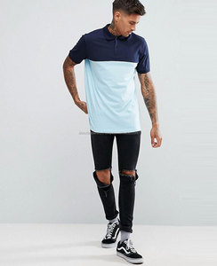 เสื้อโปโลสีเทาคอ100% สำหรับผู้ชายเสื้อโปโลคอปกซี่โครง2024ใหม่ทันสมัยทันสมัย - Product Image 3