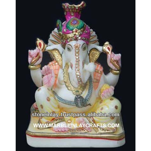 Marble Stone Ganesh Ji Statue - Product Image 1