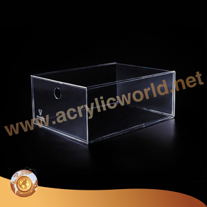 transparent acrylic <b>shoe</b> <b>box</b> <b>shoe</b> display rack - Product Image 1