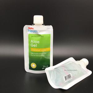 Tùy Chỉnh Rõ Ràng Sealable Lỏng Container Thực Phẩm Tái Sử Dụng Sản Xuất Orange Juice Pouch Spout Top - Product Image 3