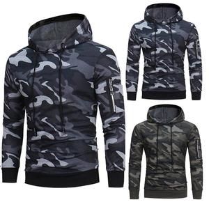 Latest Men's <b>Camo</b> Design Pullover Hoodie 100% Cotton Fleece 320g Winter <b>Jacket</b> with Anti-Pilling Anti-Shrink Features - Product Image 5