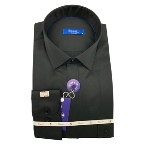 Chemise à manches longues en graphite pour hommes, nouveau style, personnalisé, 100% coton, vente en gros, bon marché, Offre Spéciale - Product Image 2