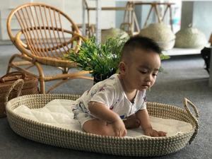 Wholesale <b>Baby</b> Changing Basket Seagrass <b>Bassinet</b> With Plastic String Contact Us for Best Price - Product Image 3