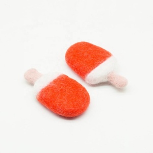 Crème glacée pour artisanat et décorations, FCS-037 fait à la laine écologique de nouvelle-zélande, par les femmes japonaises - Product Image 5