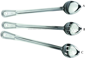 NEELKANTH / MAX FRESH-Cuchara de acero inoxidable respetuosa con el medio ambiente con mango largo y metal moderno - Product Image 4