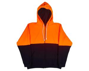 Sudaderas con capucha de seguridad de lana polar naranja - Product Image 2