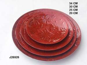 Placas de aluminio fundido con esmalte, también disponibles en cuencos para servir de metal y esmaltes seguros para comida, decoración del hogar - Product Image 3