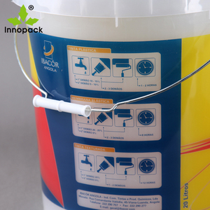 Tambour/seau/baril en plastique transparent de 5 gallons avec couvercle Capacité de 20 litres - Product Image 5