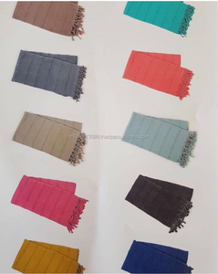 Pestemal turco toallas al por mayor-Stone aspecto rústico vintage lavado Waffle textura tirar - Product Image 3