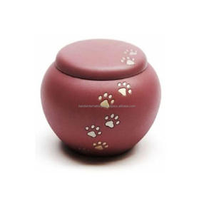 High Quality Brass Cremation Standing <b>Dog</b> Pet Urns With Black Powder Coating Finished Metal Funeral Urns For Human <b>Ashes</b> - Product Image 5