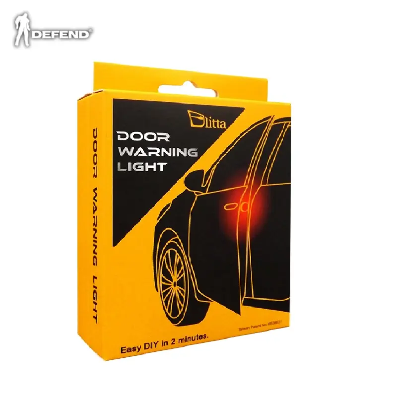 protecting auto door led warning lights for car door for push pull