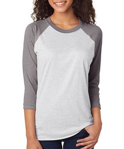 Camiseta Raglán de Algodón para Mujer, Personalizada, Manga Larga, Tejido Jersey Sólido, Estilo Casual de Verano, Venta Directa al por Mayor, Fábrica de Bangladesh - Product Image 3