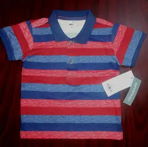 Polo de manga corta para niños de marca original, ropa elegante de algodón de Bangladesh para ropa infantil de primavera, lote de existencias/envío - Product Image 1