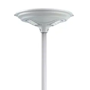 UFO rond lampadaire led hors réseau solaire lampadaires à énergie solaire lampe de jardin