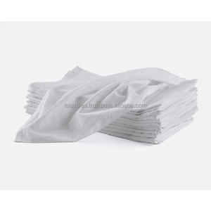 100% saco de harina de algodón Natural toalla de té de secado rápido comprimido desechable ecológico suave sin AZO con patrón de Color sólido - Product Image 4