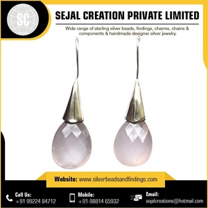 Indian Exporters Offer 925 Sterling Silver Gemstone <b>Earrings</b> for Weddings Parties and Gifts - Product Image 5