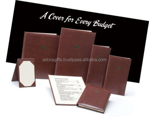Imple & durable-cubierta de cuero para menú de restaurante, cubierta para menú, precio de fábrica - Product Image 1