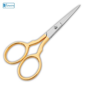 Ciseaux à Broder Demi Manche Or Ciseaux à Broder Grossiste Conception Personnalisée Ciseaux à Coupe-Fil Fournisseurs - Product Image 1