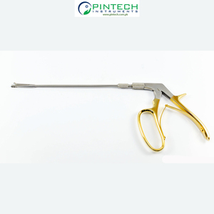 Fórceps de punzón de biopsia Tischler para bebé, 25 cm, 2x4mm, acero inoxidable de grado médico, chapado en oro, base de instrumentos quirúrgicos CE ISO - Product Image 3