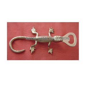 Abridor de Botellas de Metal de la Más Alta Calidad con Mango de Cuerno de Ciervo, Abridor de Botellas Personalizado para Vino y Cerveza, Accesorios para Bar - Product Image 3