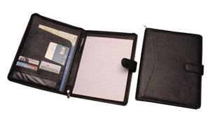 Carpetas de archivo de conferencia de cuero/Presentación de carpetas de cartera promocional/Padfolios personalizados - Product Image 3