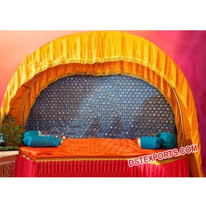 Sofá de Estilo Marroquí para Decoración Mehndi, Decoración de Escenario Indio, Conjunto Jhula, Color Personalizado, DST EXPORTS, Fabricante y Exportador - Product Image 1