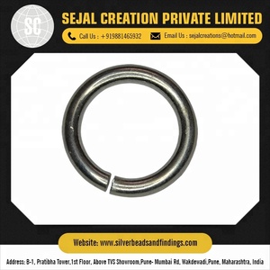 Top vente 925 argent 12mm rond anneaux de saut fournisseur en vrac pour la fabrication de bijoux-Sejal création résultats de bijoux - Product Image 2