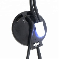 Support de pile CR2032 avec faisceau de câbles isolés en PVC torsadé et lumière LED de 5 mm