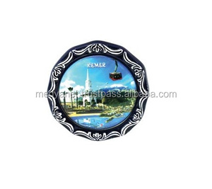 OEM Manufacturer's Custom <b>Shape</b> Souvenir Fridge Ceramic Magnet Promotional Tourist Magnet for City Epoxy Magnet - Product Image 2