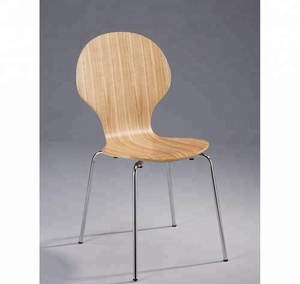 เก้าอี้รับประทานอาหารสไตล์ร่วมสมัยทำจากโลหะจากไม้เบนท์วูดสำหรับใช้ในบ้านออฟฟิศและโรงแรม - Product Image 4