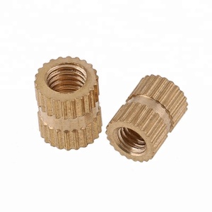 Inserts en laiton de haute qualité pour bois, filetage M3, pour assemblage de meubles, inserts métalliques durables, faible MOQ - Product Image 1