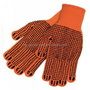 Gants tricotés à la main PVC Dots Gants de travail à usage général Gants de sécurité enduits de travail Soudage Protection Utilisation alimentaire Novembre Vente - Product Image 3