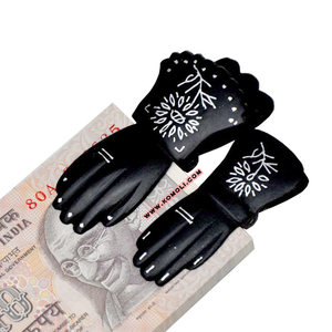 Florero de estilo antiguo de alta calidad, jarrón de flor individual de metal negro grabado de plata, diseño hecho a mano, precio al por mayor - Product Image 6