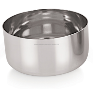 Style indien Restaurant Vaisselle En Acier Inoxydable Régulier Forme Ronde Alimentaire Snack Desert Servant À Manger Mini Bol - Product Image 1