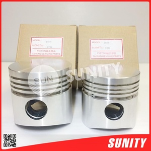 Anillo de Pistón Antidesgaste TS60 de Tamaño Estándar de 75 mm, Repuesto de Piezas de Máquina de un Solo Cilindro, Diésel Hecho en Taiwán, 105240-22020, Yanmar - Product Image 2