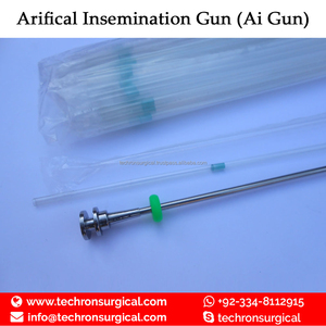 ปืนฉีดพันธุ์สัตว์เทียมสแตนเลส/สำหรับโค/สำหรับการผสมเทียมในโค ผลิตจากโรงงาน ขนาด 0.25 มล./ซีซี, 0.5 มล./ซีซี และแบบสากล พร้อมหลอดฉีด - Product Image 2
