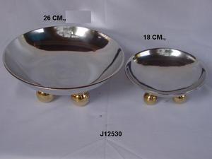 Plat carré en aluminium moulé avec finition polie miroir, bols de service, décoration d'intérieur, plat en métal, bol de service - Product Image 5