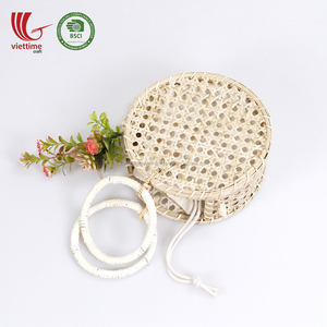 กระเป๋าหวายสานด้วยมือ,กระเป๋าชายหาดสานฟางสำหรับทริปชายหาด - Product Image 3