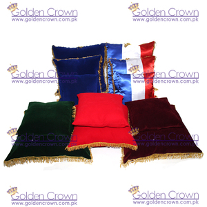 Coussin Pour Ceremonies Et Inaugurations Bordeaux / Rouge / Blanc | Cushion Cover - Product Image 6