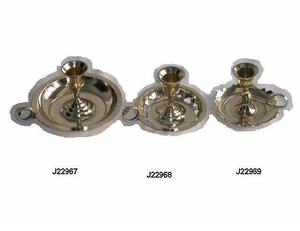 เชิงเทียนโลหะทำจากทองเหลืองขัดเงาสำหรับตกแต่งบ้านและคริสต์มาสงานแต่งงานและงานปาร์ตี้ - Product Image 3