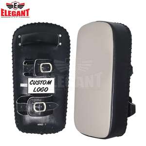 Manoplas profesionales de cuero pesado con logotipo personalizado Kick Target Pad para entrenamiento de boxeo y patadas - Product Image 5