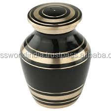 Souvenir de fleur vert foncé, fournitures d'enterrement d'urne de crémation cuivworld inde - Product Image 2