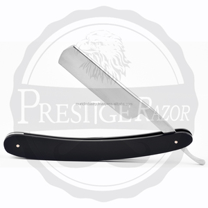 Rasoir de barbier noir à lame unique pour le rasage - Product Image 3