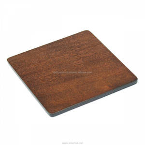 Posavasos de madera para alfombrillas de vidrio de agua y almohadillas y vajilla decorar posavasos de madera sin pulir - Product Image 6