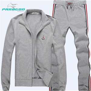 Chaqueta Varsity con pantalón Chándal en blanco personalizado para hombre-Nuevo chándal de moda de alta calidad para hombre - Product Image 4