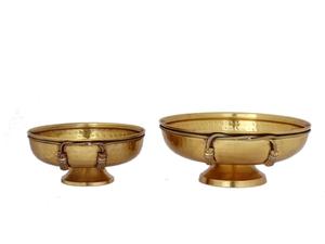 ชามโลหะสำหรับเสิร์ฟอาหารอร่อย,ถ้วยโลหะเสิร์ฟอาหารดีไซน์คลาสสิกสำหรับตกแต่งโต๊ะทนทาน - Product Image 4