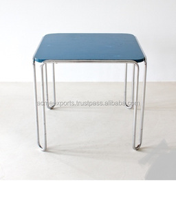 Table à Thé en Acier Inoxydable avec Quatre Pieds, Articles de Maison, Table Basse Ronde, Meilleur Fabricant en Inde - Product Image 1