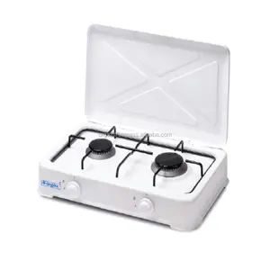 Cuisinière de table en acier portable pour l'extérieur avec deux brûleurs à gaz ORGAZ OR-201 Certifié CE ISO 9001 Garantie de 2 ans - Product Image 1