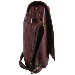 Bolso Bandolera de Cuero Marrón de Lujo y Calidad Premium para Hombre, Bolso Compacto para Oficina y Uso Casual en Venta - Product Image 4